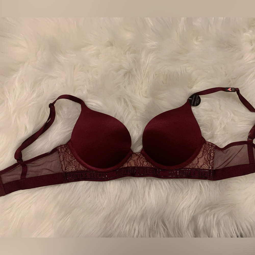 Plum/purple Bombshell push-up bra —NEW with tags!!